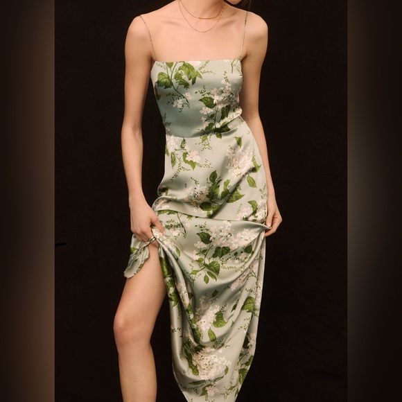 Reformation Frankie Silk Maxi Dress ✨NWT✨ - Picture 2 of 6